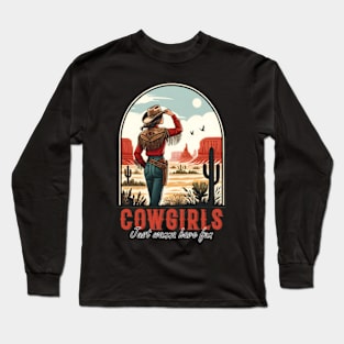 Cowgirls Just Wanna Have Fun Long Sleeve T-Shirt